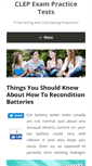 Mobile Screenshot of clepexampracticetests.com